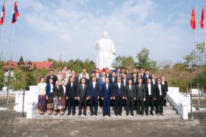 ຄະນະນຳ ມະຫາວິທະຍາໄລ ສຸພານຸວົງ ຕ້ອນຮັບ ທ່ານລັດຖະມົນຕີກະຊວງສຶກສາທິການ ແລະ ກິລາ ພ້ອມດ້ວຍຄະນະ ໃນຄັ້ງວັນທີ 17 ມັງກອນ 2026.
